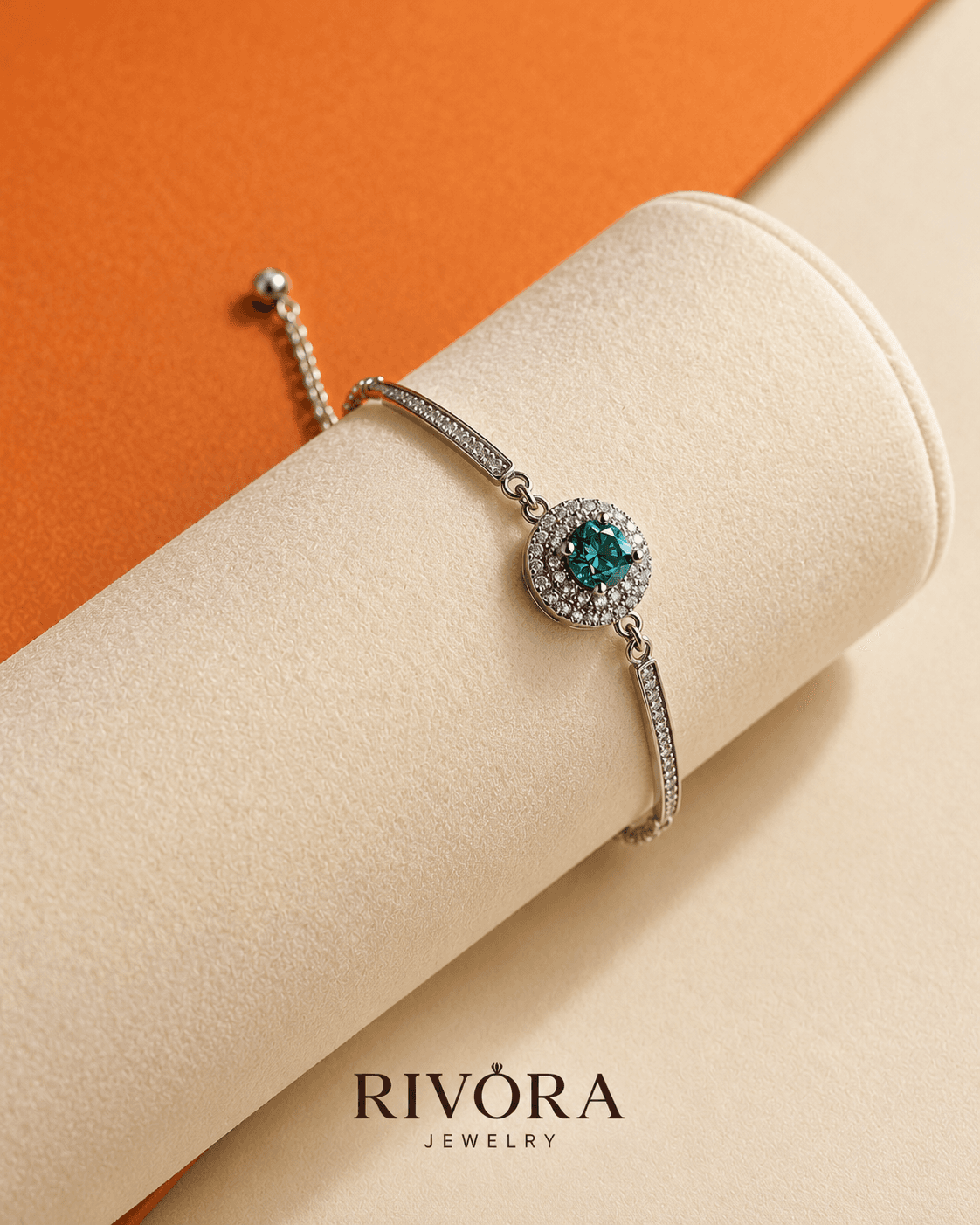 Lagoon Halo Bolo Bracelet)