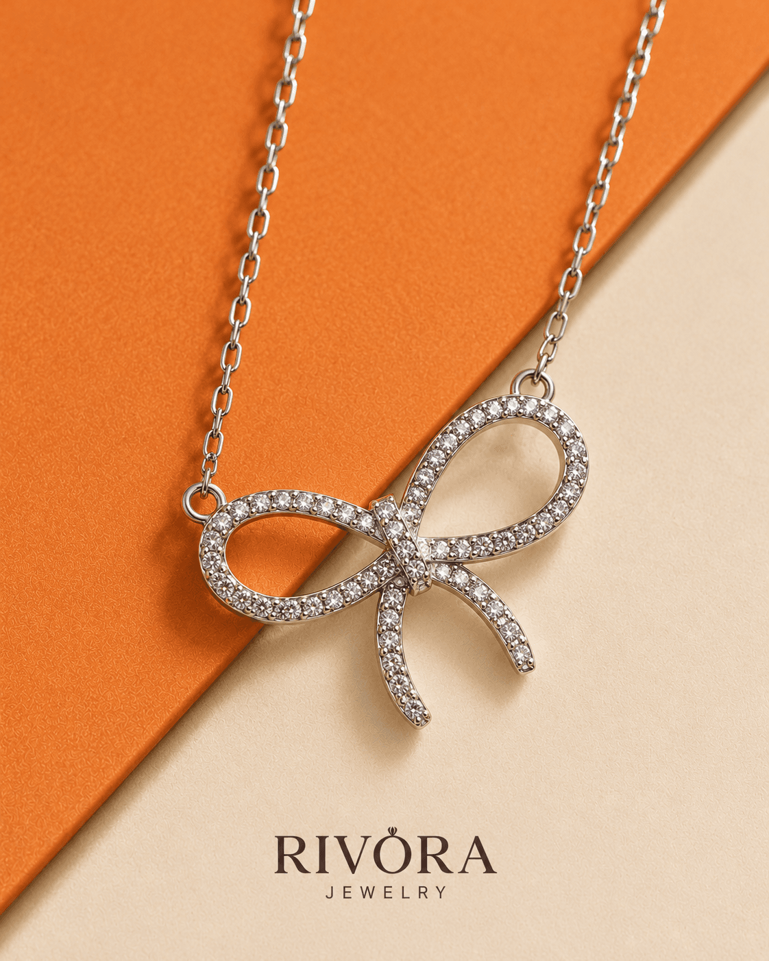 Fiocco Bow Necklace