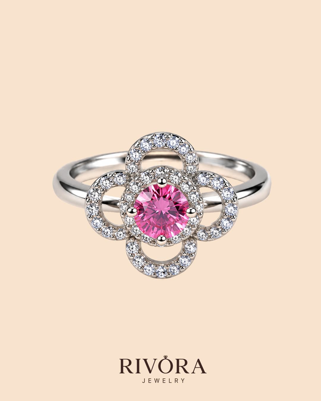 Fiorella Clover Ring