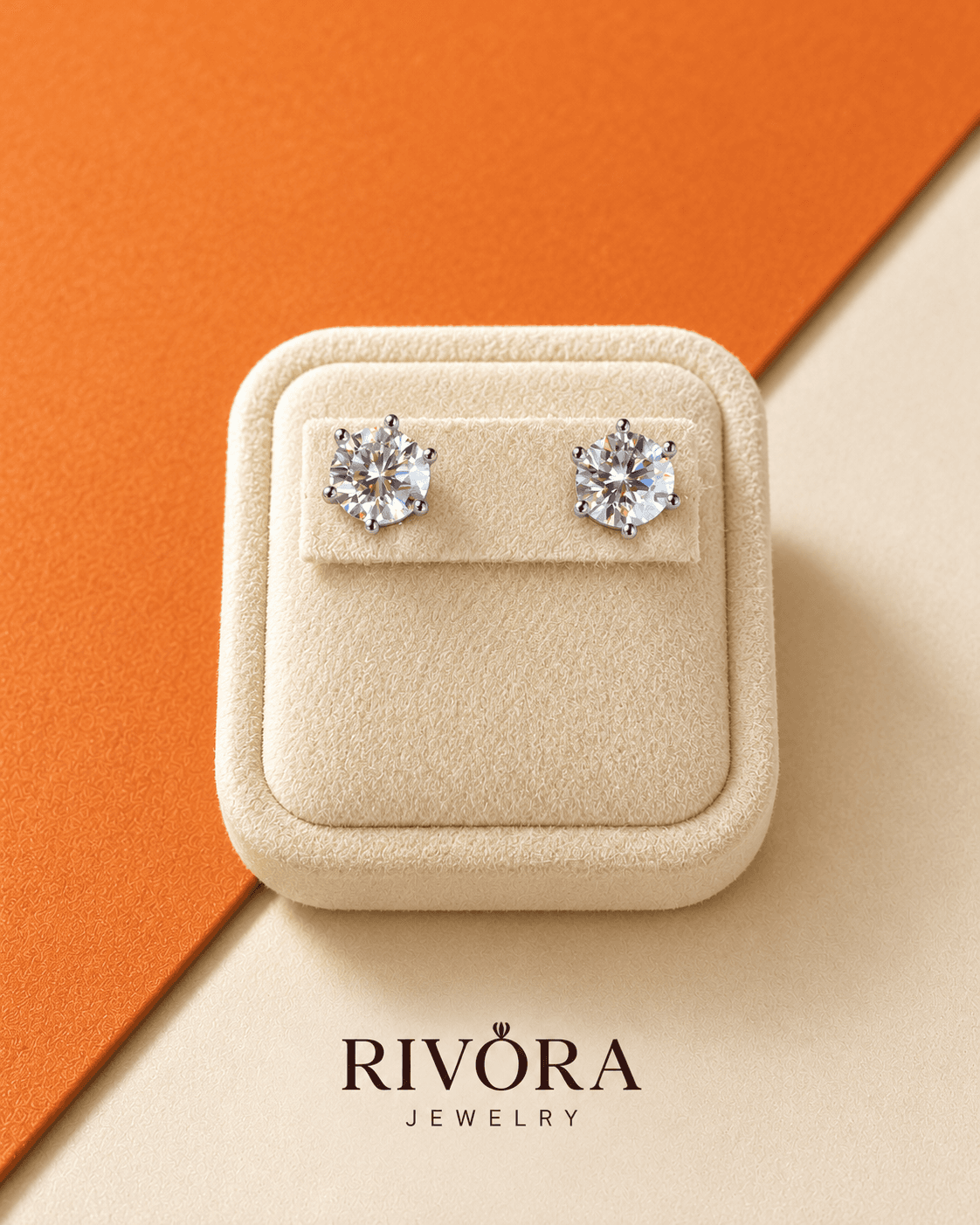 Classic Brilliant Solitaire Studs