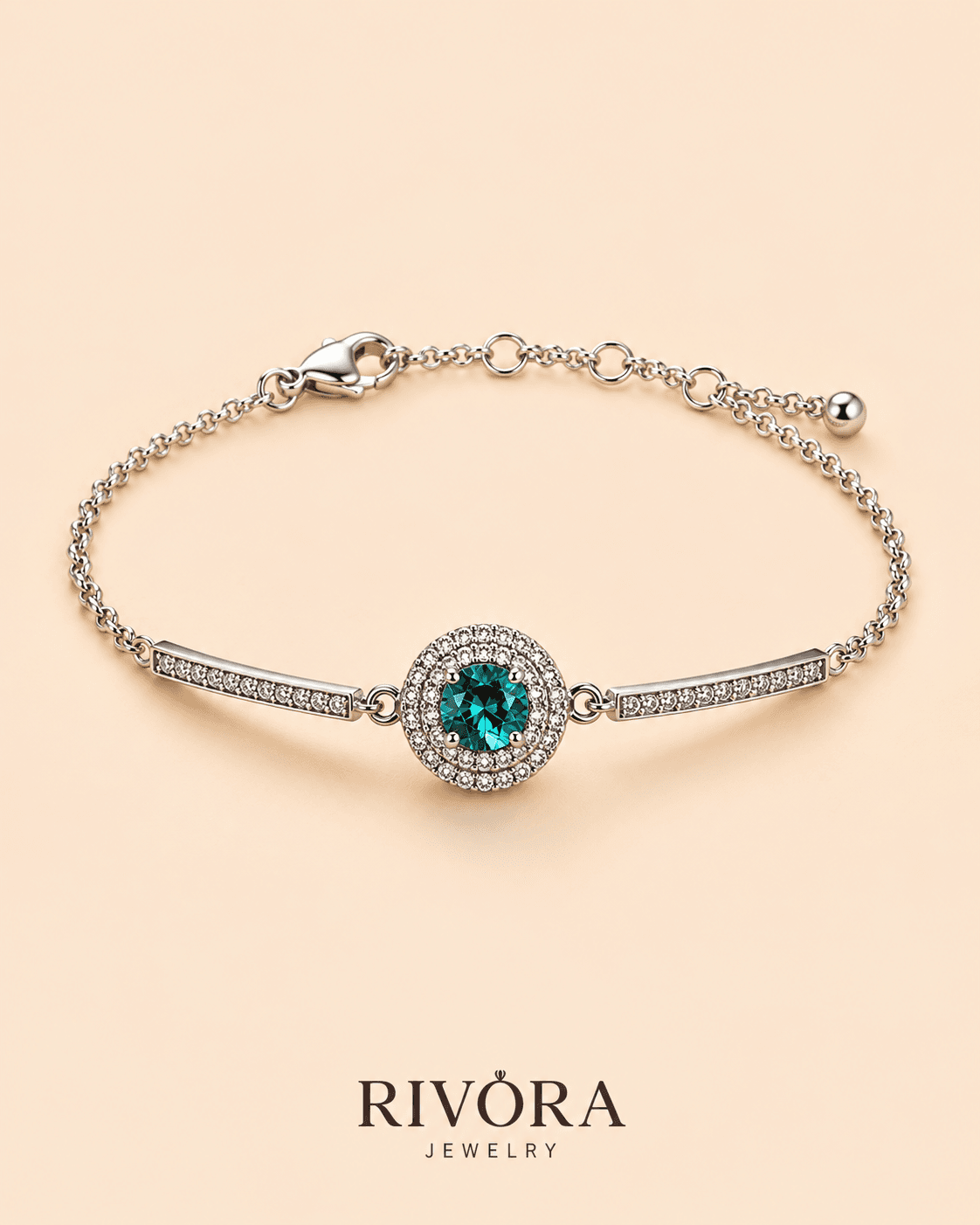 Lagoon Halo Bolo Bracelet)