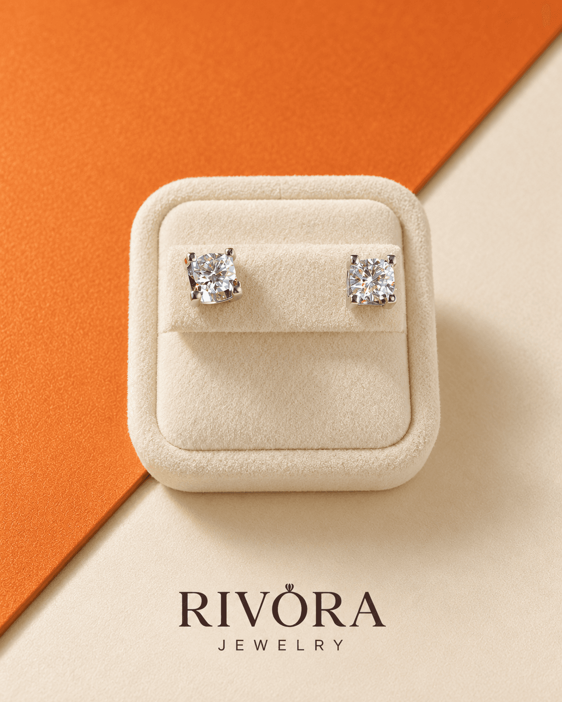 Regal Square Solitaire Studs